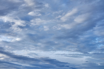 Image of cloudy sky an autumn afternoon
