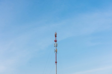 The antenna and the beautiful sky