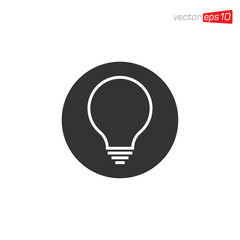 Light Bulb Icon Design Vector