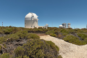 Fototapeta premium Observatory in El Teide National Park in Tenerife, Canary Islands, Spain