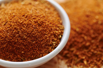 Dried red chili pepper powder 