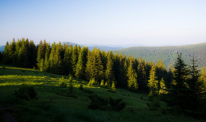 Obraz premium Carpathian mountains landscape