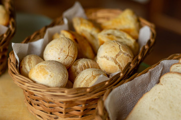 Delicious and fresh Brazilian cheese breads