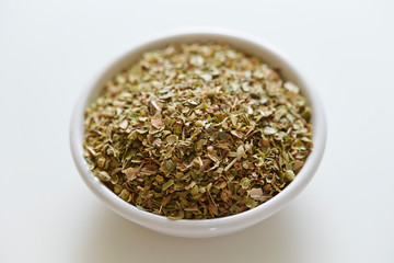 Dried leaves herb and spice 