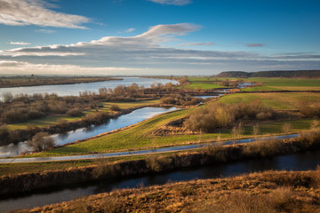 Vistula River Valley in Gniew, Pomorskie, Poland