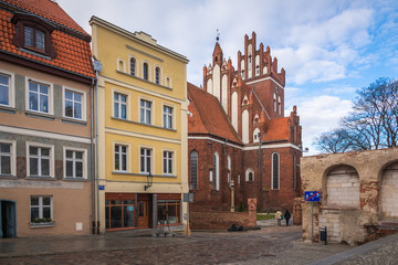 Church in Gniew city, Pomorskie, Poland