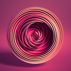 Geometric background. 3d illustration, 3d rendering.