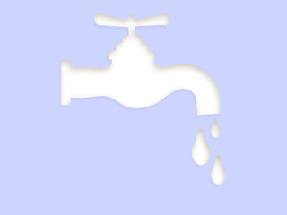 Water faucet icon vector illustration