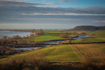 Fototapeta premium Vistula River Valley in Gniew, Pomorskie, Poland