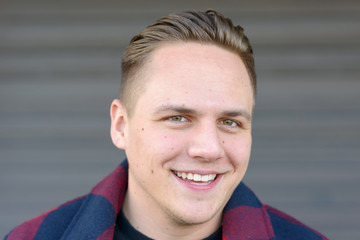 Attractive modern young man in his twenties