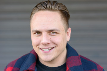 Attractive modern young man in his twenties