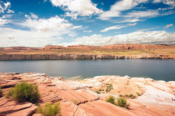 Antelope Point on Lake Powell near Glen Canyon Dam in Arizona. © Sherry Young