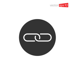 Chain Link Icon Design Vector