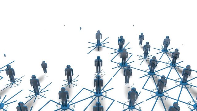 3d rendering of a loop motion graphic social media concept isolated animation