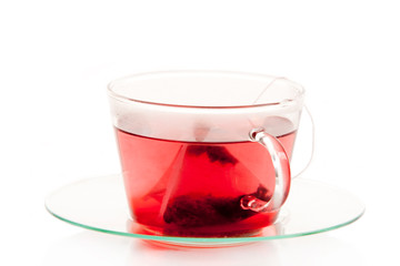 red berry tea in a cup