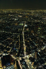 街明かり広がる風景