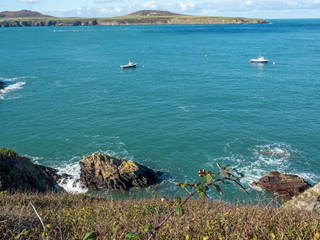 Fototapeta na wymiar Breathtaking views of the South Wales coast