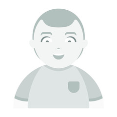 Male profile avatar. Social Media Avatar. Vector Flat Illustration