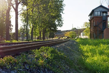 Train Station of Campana City in Buenos Aires, Argentina