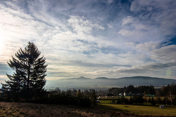 Fog in the distance