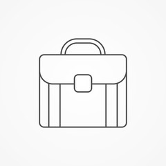 Briefcase vector icon sign symbol