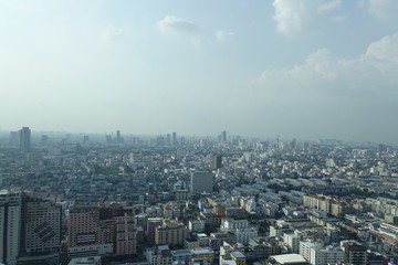Naklejka na ściany i meble Bangkok Skyline