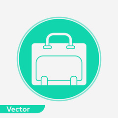Briefcase vector icon sign symbol