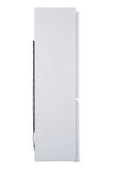 Refrigerator Isolated on White Background. Modern Kitchen and Domestic Major Appliances