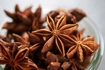 Star anise seed, cooking spice 