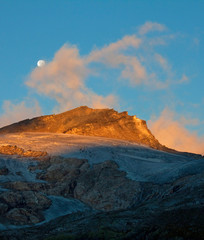Obraz premium Der Stubacher Sonnblick in der fantastischen Bergwelt 