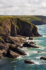 Cliffs on the coast