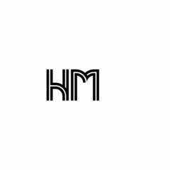 Initial outline letter HM style template	