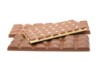 chocolate bar isolated