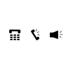 Phone call icons vector illustration.