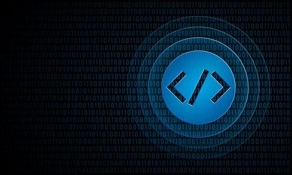 Digital code development with ripples ''Pulse Effect'' technology programming symbol