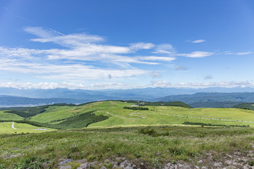 Naklejka premium 高原の風景