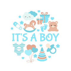 Baby shower invitation card