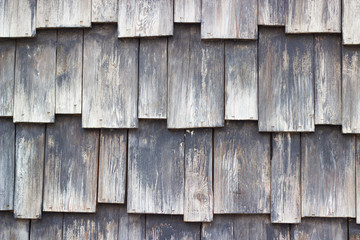 shingle wall. wooden shingles background with place for text.