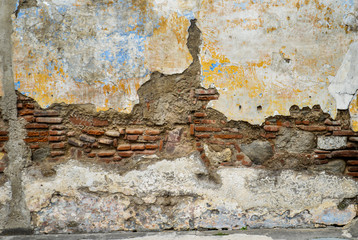 Old rugged wall