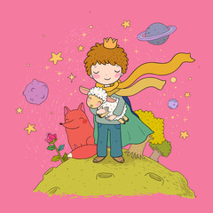 The Little Prince.A fairy tale about a boy, a rose, a planet and a fox. - 307196709