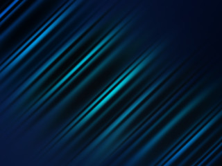 Abstract blue background with light diagonal lines. Speed motion design. Dynamic sport texture. Technology stream illustration