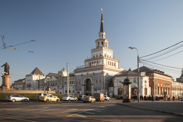 Fototapeta premium View of the area of three stations. Kazan Station.