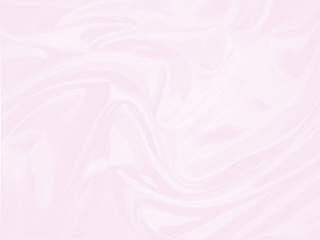 The surface of the fabric Resulting in a bright pink tone, Wave pattern, Abstract pink fabric background.