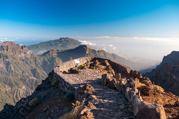 MIrador Roque de los Muchachos, popular tourist attraction - La palma