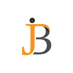 J&B Initial logo vector design