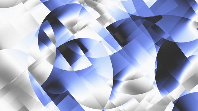 Transforming abstract shapes. Abstract geometric background. Seamless looping footage.