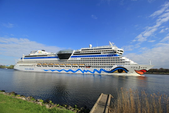 Velsen, the Netherlands -April 19th, 2017:   Aida Sol