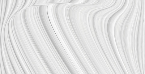 Abstract grey white waves and lines pattern.  Futuristic template background. 