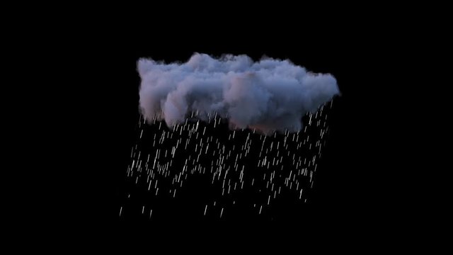Weather Animations mix in 4K with Integrated Alpha Channel - 3D Render of all Weathers