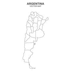 map of argentina on transparent background